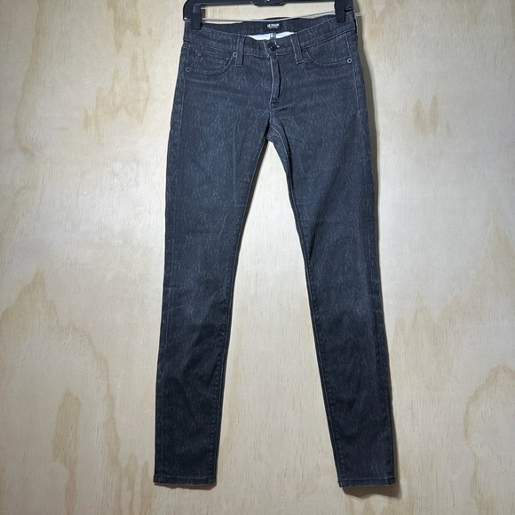 Hudson Jeans Women's Krista Low Rise Super Skinny Jeans Size 25 Black - Picture 1 of 15